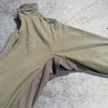 Montbell Japan 00s Shell Track Jacket grey olive (M)