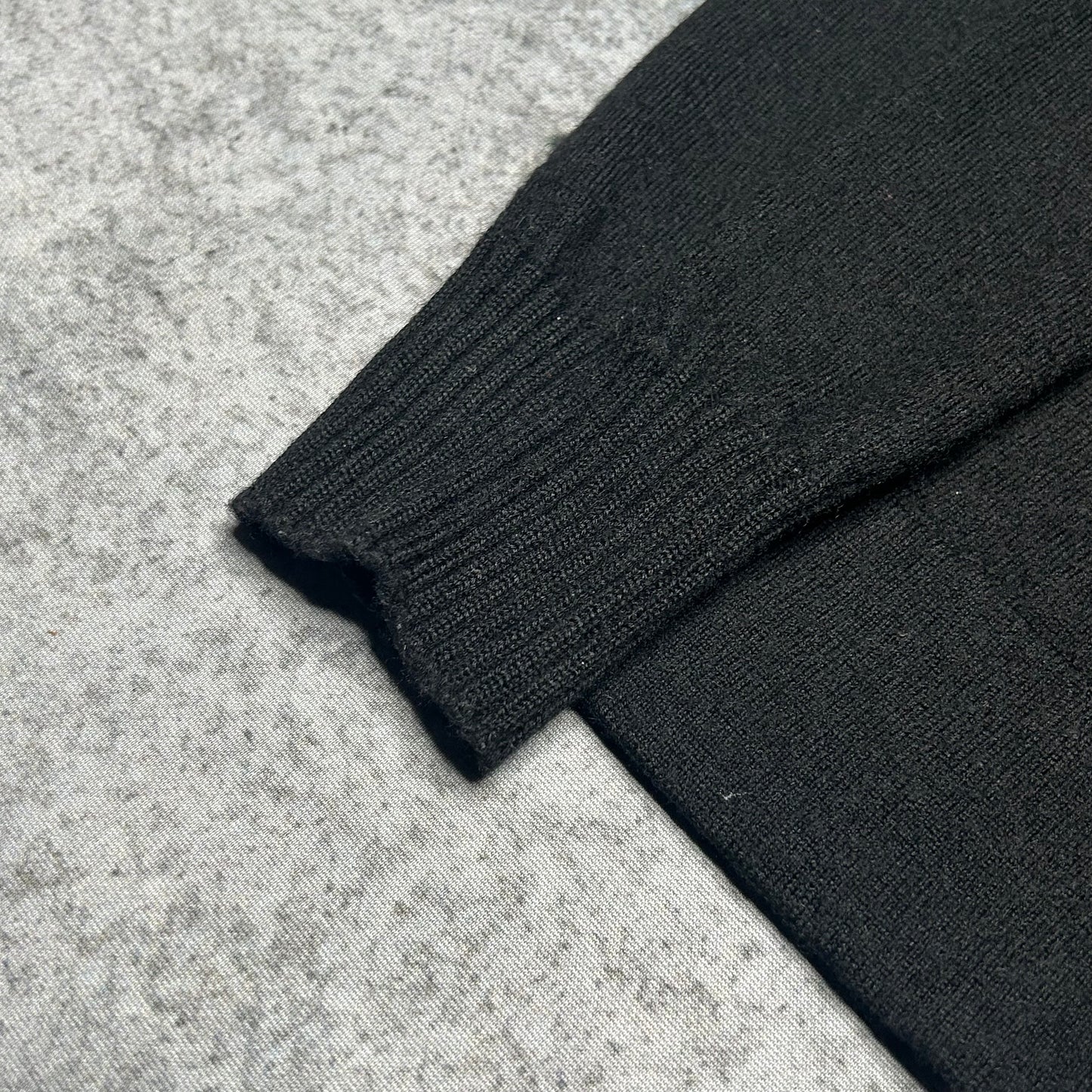 Stone Island Vintage 00s Wool Crewneck Sweater black (S)