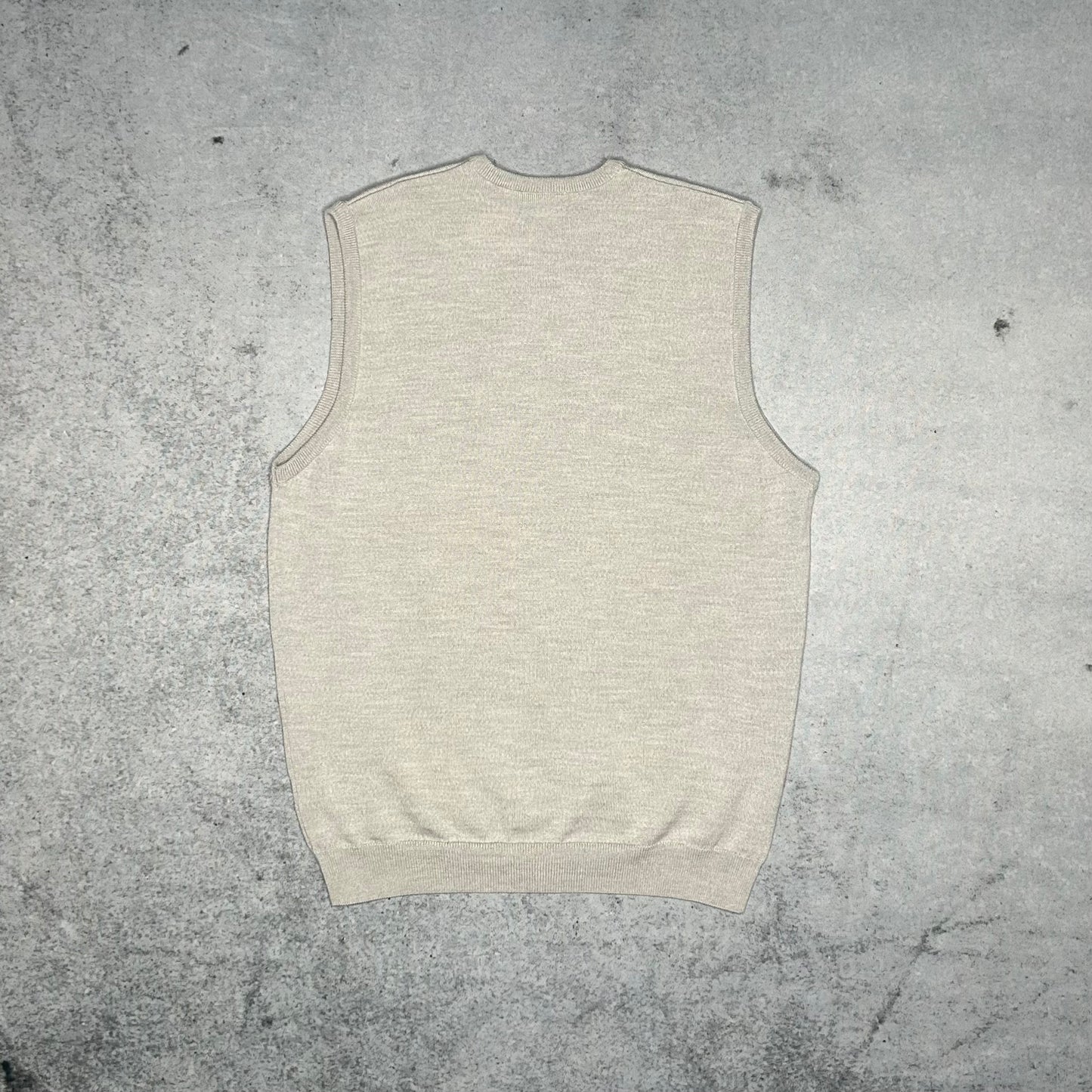 Lacoste 00s Pullunder V-Neck grey (M)