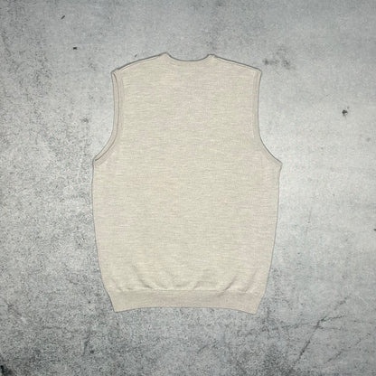 Lacoste 00s Pullunder V-Neck grey (M)