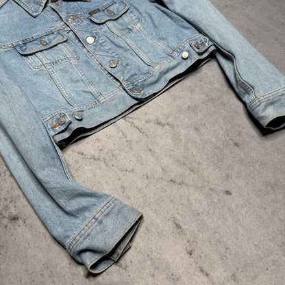 Diesel Industry Womens Vintage Denim Jeans Jacket light blue (L)