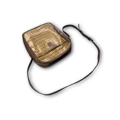 Fendi Vintage Zucchino Monogram Messenger Bag