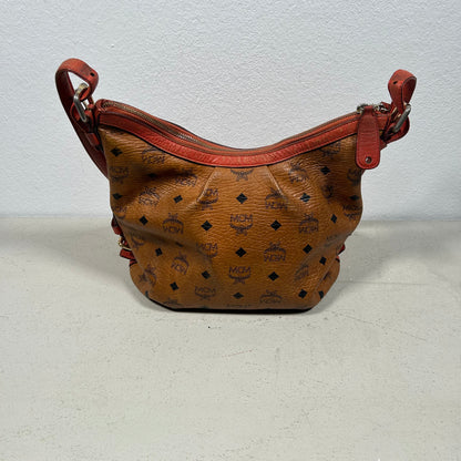 MCM Vintage Hobo Hand Bag „Visetos“ cognac Monogram
