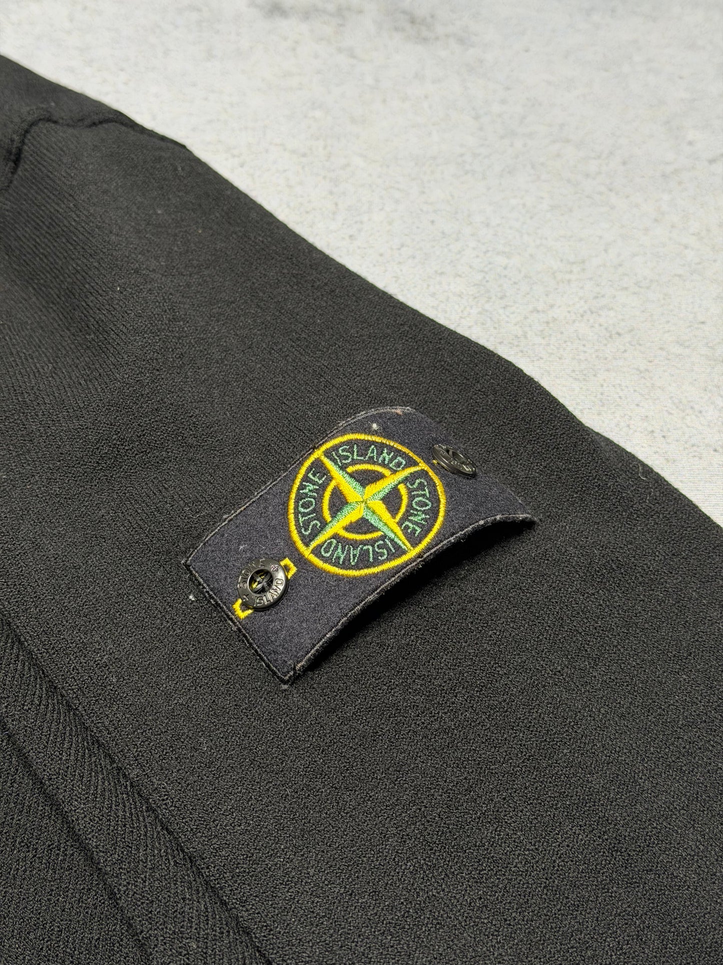 Stone Island Crewneck Knit Sweater black