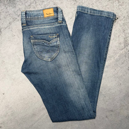 Pepe Jeans Low Waist Straight Leg Jeans Womens (29/34)