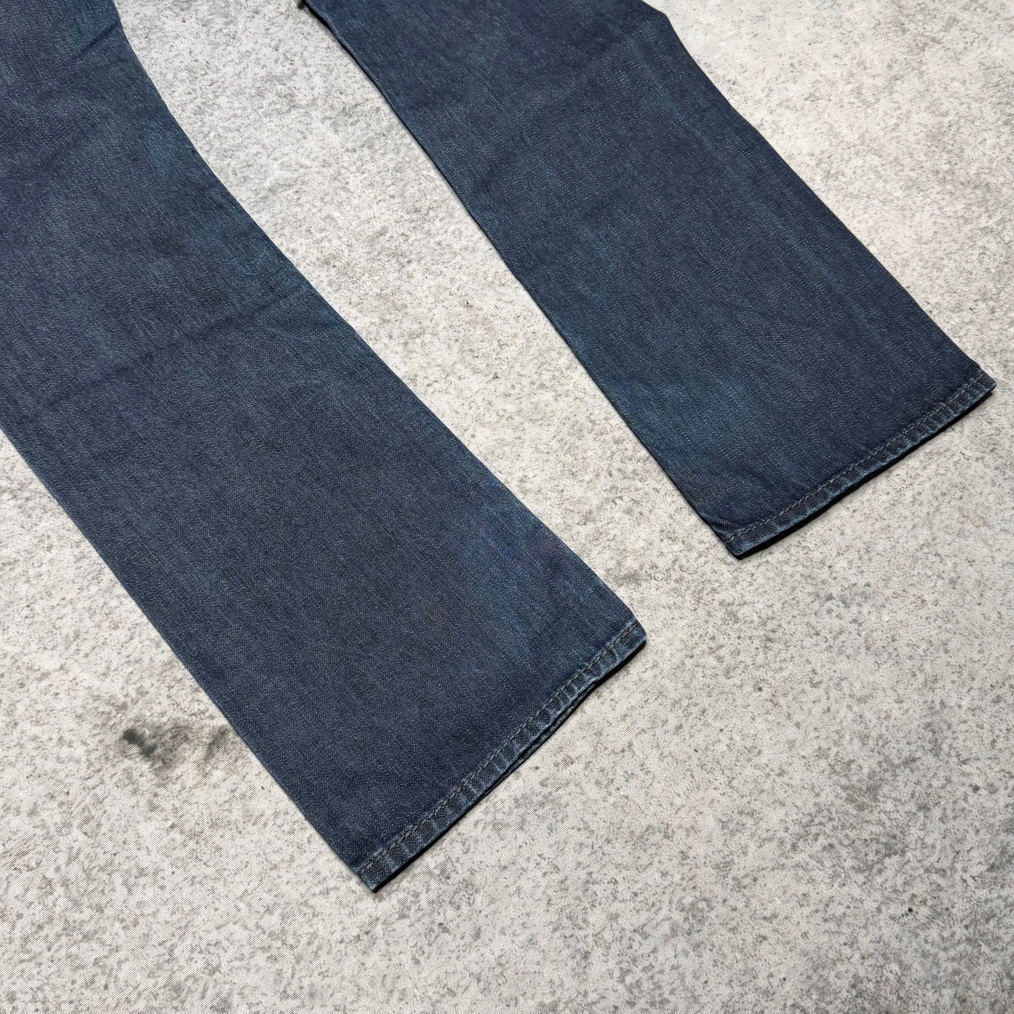 True Religion OG Straight Jeans Ricky Big QT Stitch dark blue (31/34)