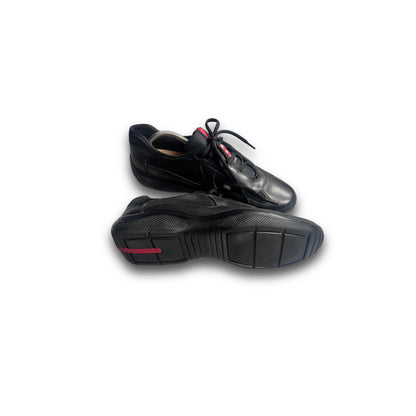 Prada Americas Cup Sneaker Triple 2000s black