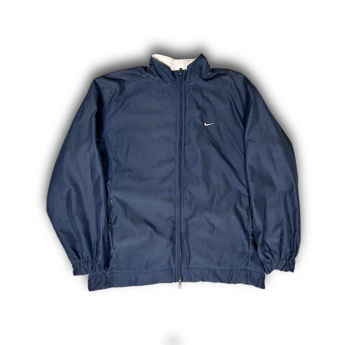 Nike 2000s Reversible Sherpa Fleece-lined Track Jacket