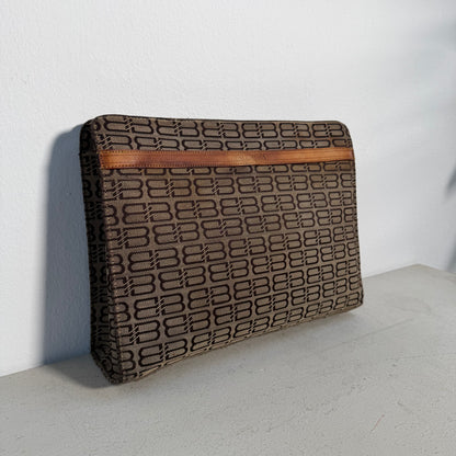 Balenciaga Vintage BB Monogram Canvas Clutch (Large Size)