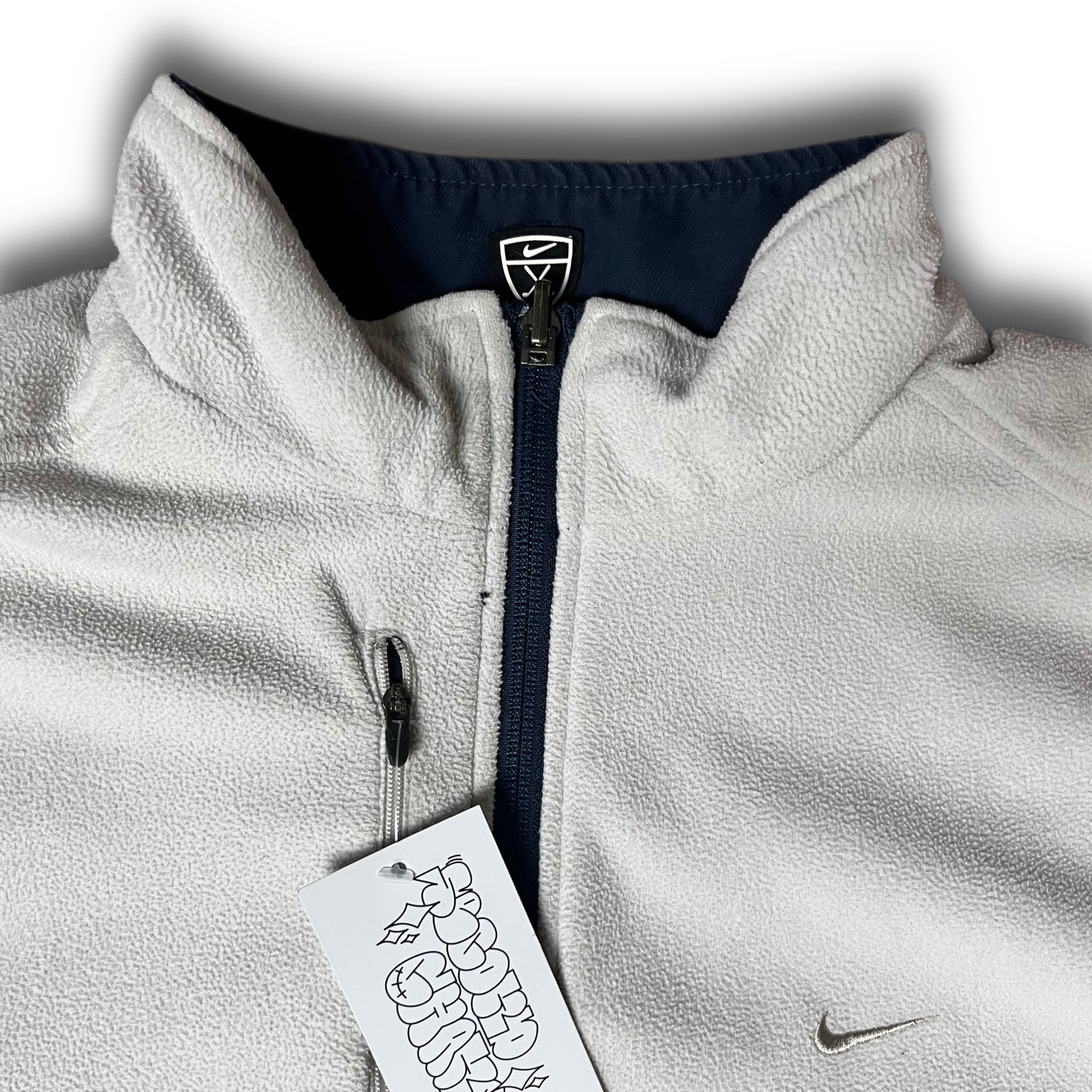 Nike 2000s Reversible Sherpa Fleece-lined Track Jacket