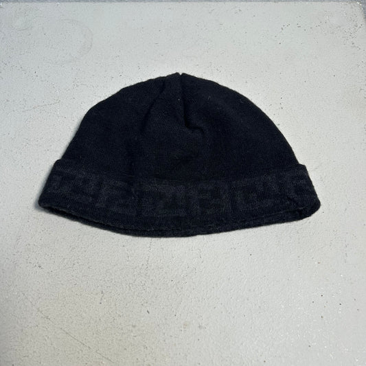 Fendi 00s Monogram Beanie black grey (XS)