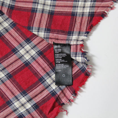 Amiri Distressed Flannel Lumberjack Shirt 