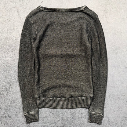 Hysteric Glamour Y2K Japanese Designer Spell Out Knit Sweater (Fits S/M)