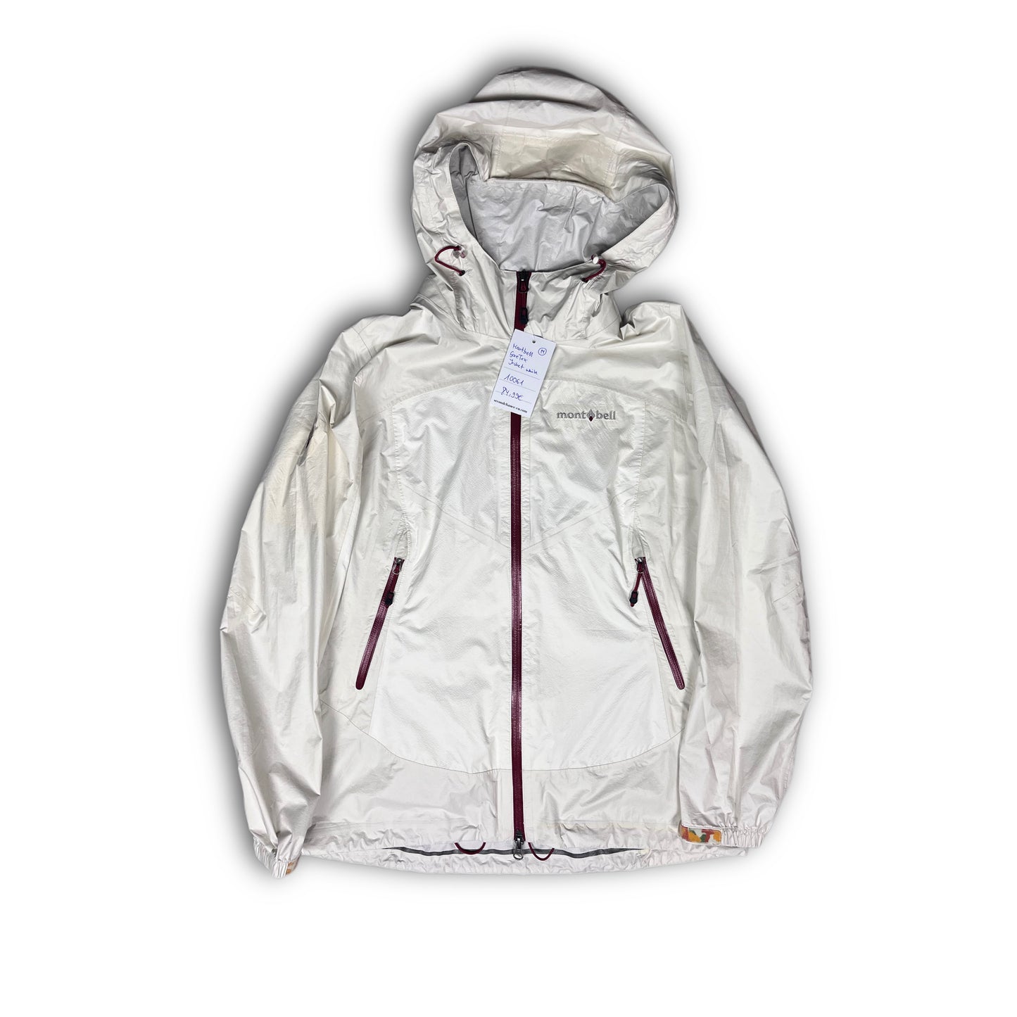 Montbell Gore-Tex Jacket off-white red