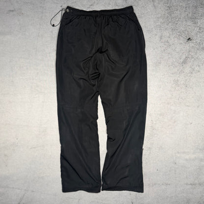 Nike 00s Baggy Track Pants w/ Fleece Insulation black (fits M-L)