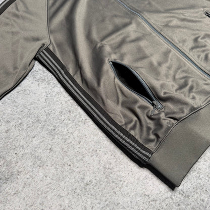 Needles Japan Poly Smooth Track Jacket Grey Black (XL)