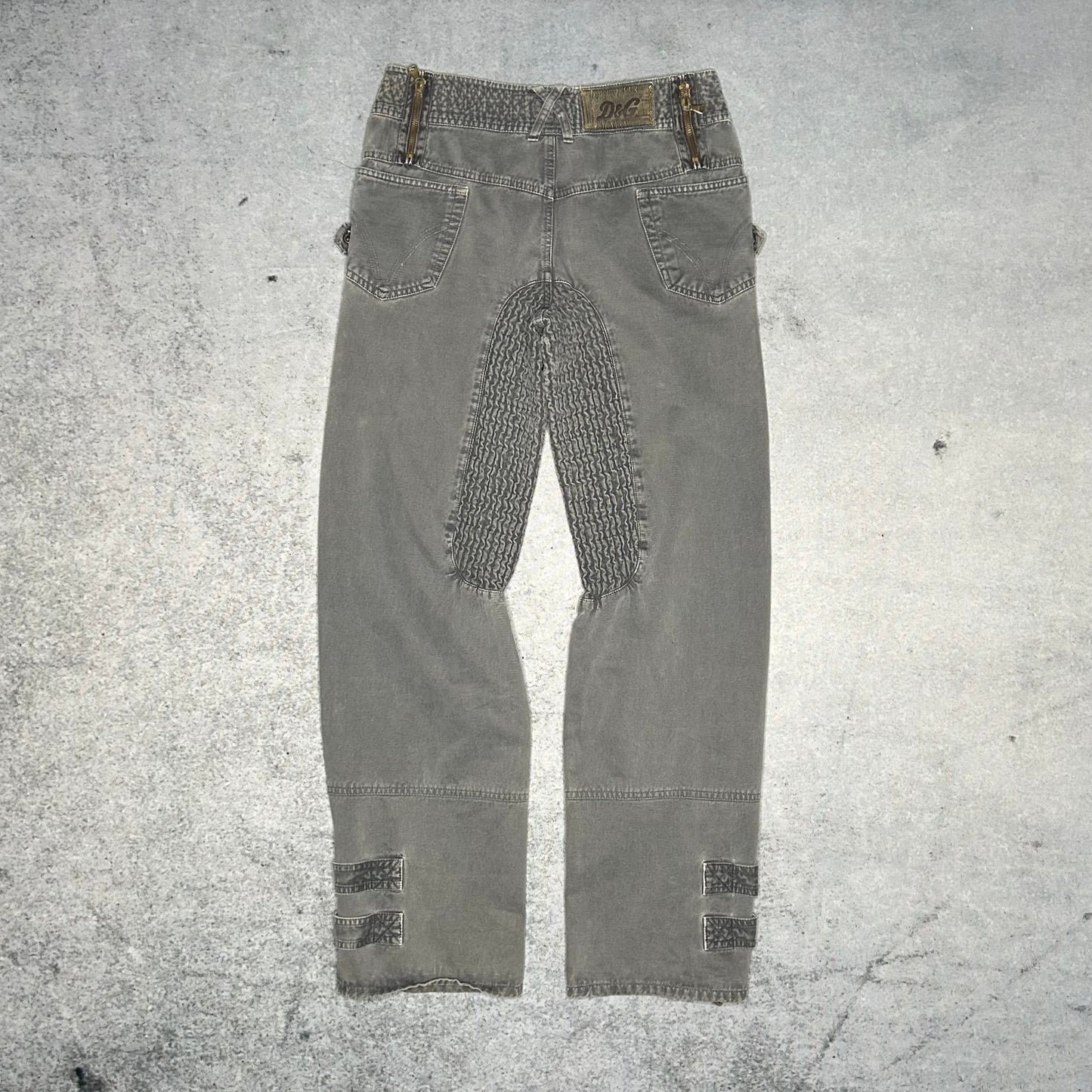 Dolce Gabbana AW2003 Backpacker Cargo Pants grey (28)