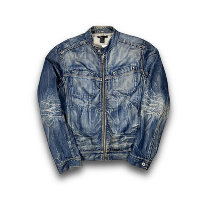 Diesel Biker Jeans Jacket Vintage