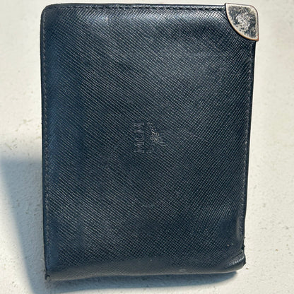 MCM Vintage Bi-Fold Leather Wallet black