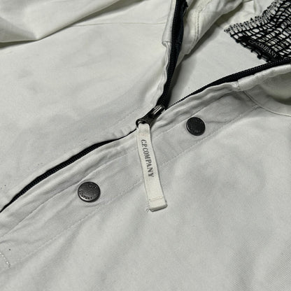 C.P. Company Asia Exclusive Goggle Zip Jacket creme white (fits M)