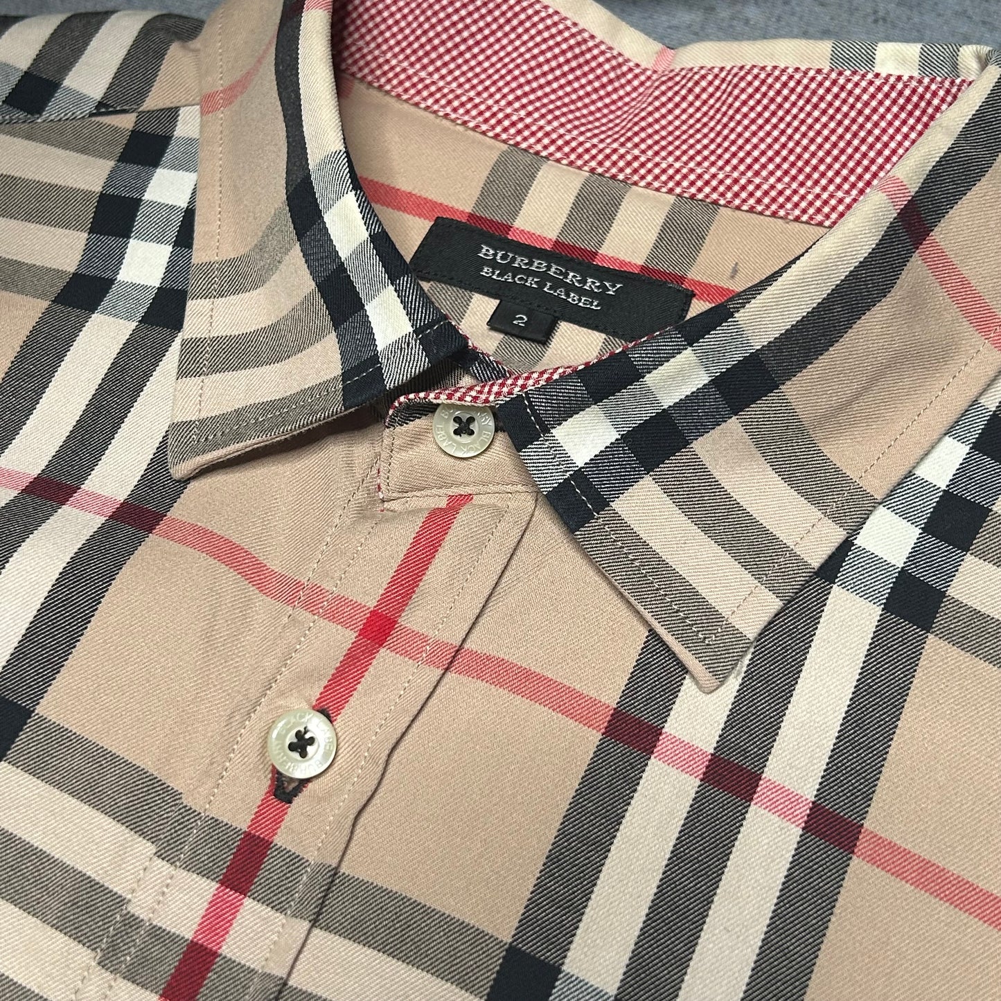 Burberry Black Label 00s Nova Check Shirt (S)