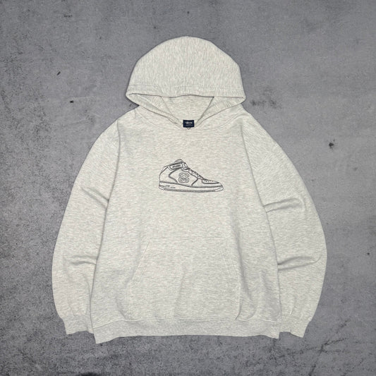 Stüssy 90s Vintage Hoodie "Air Force NYC" Made in USA (L)