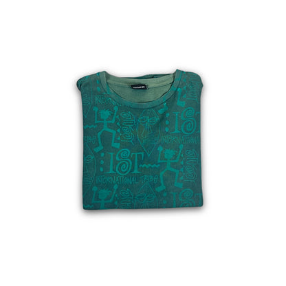 Vintage Stüssy Intl. Tribe Tee Print Green