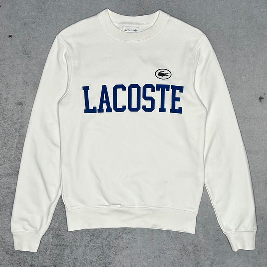 Lacoste Crewneck Sweater Spellout FRENCH ICONICS (XS)