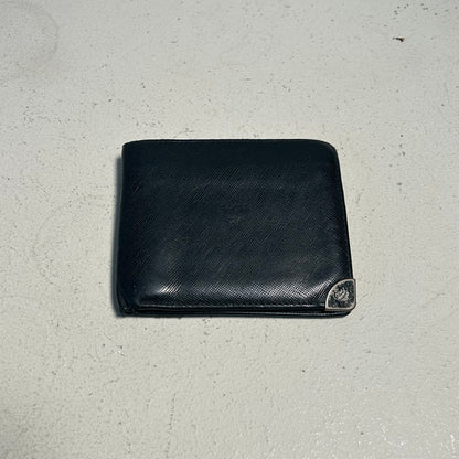 MCM Vintage Bi-Fold Leather Wallet black