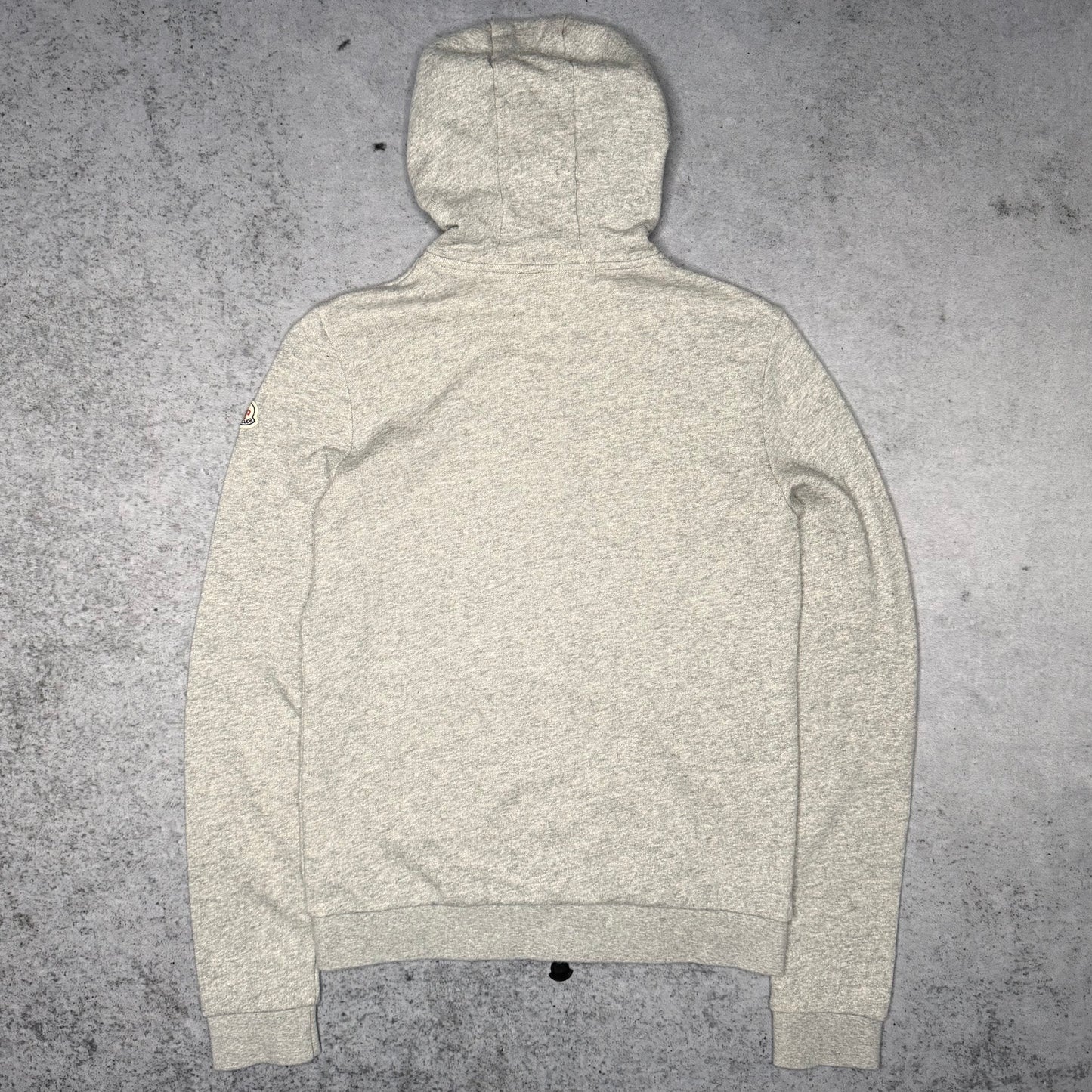 Moncler Logo Full Zip Hoodie grey (fits S)