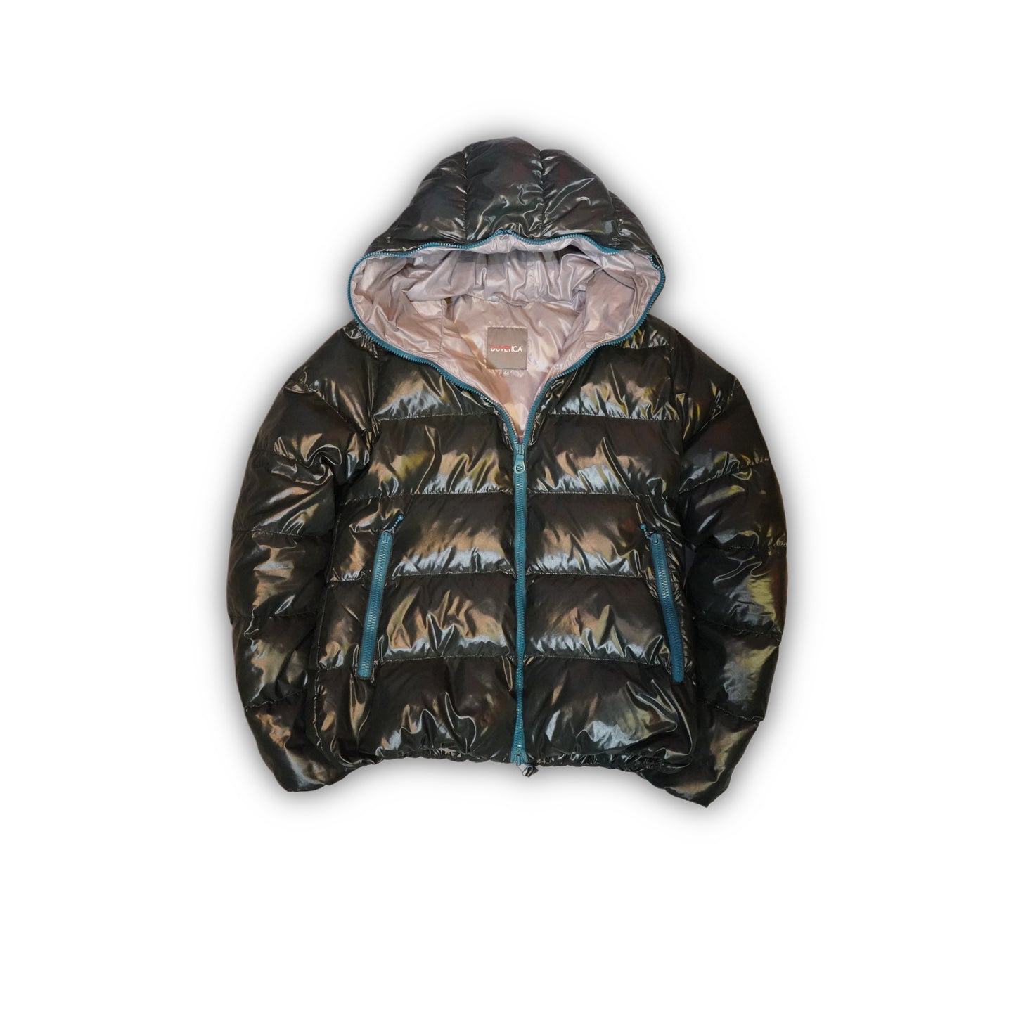 Duvetica Dionisio Full Zip Puffer Jacket dark green