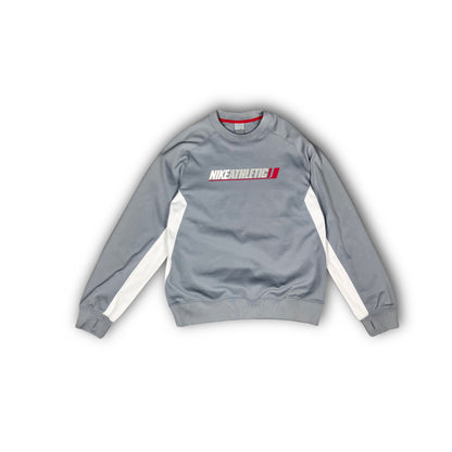 Nike Athletic Sweater grey 00s Spellout