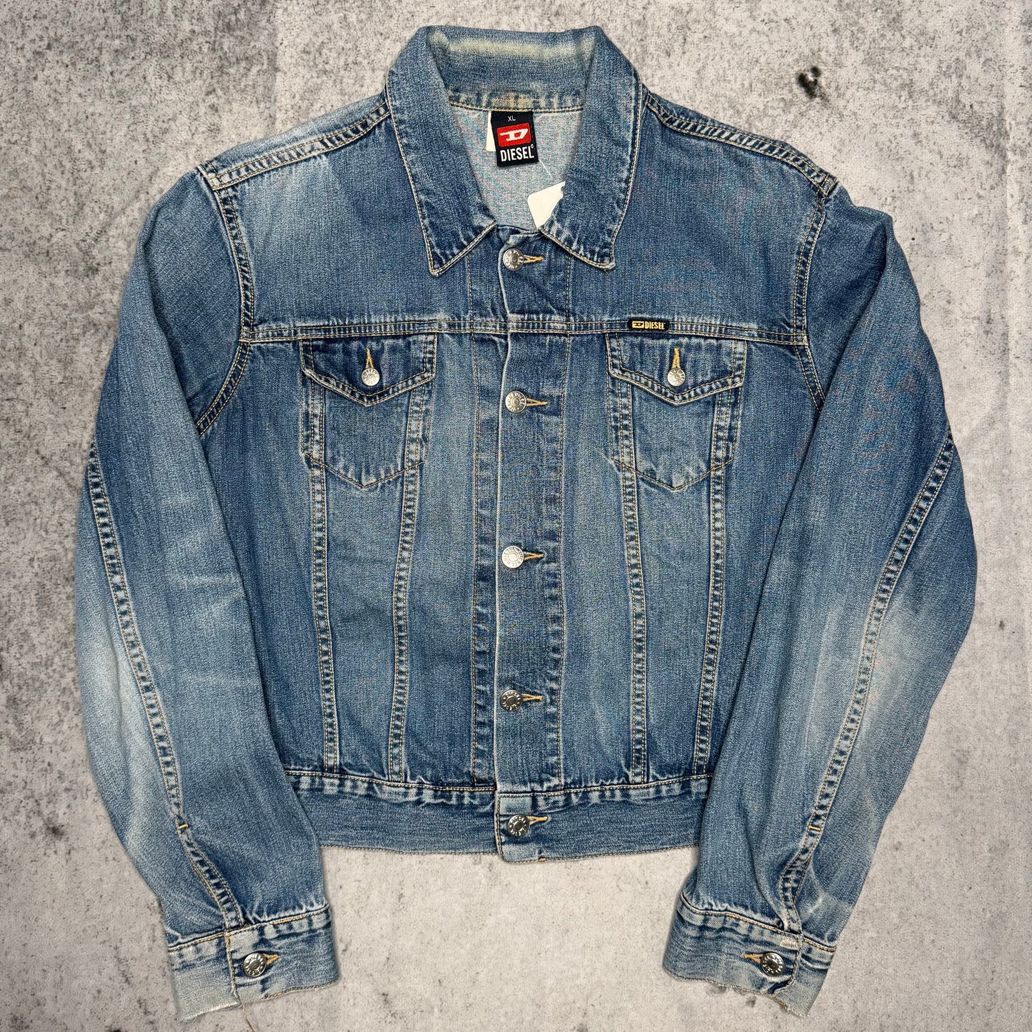 Diesel Industries Womens Vintage Jeans Jacket (wmns XL)
