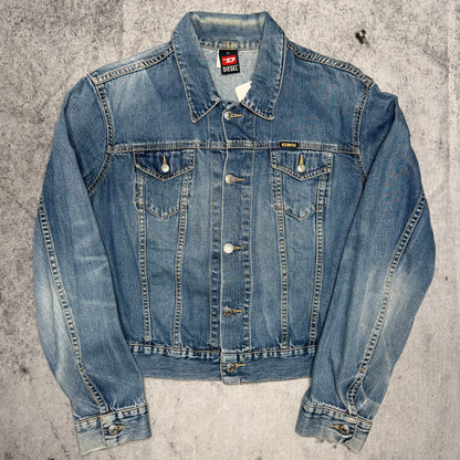 Diesel Industries Womens Vintage Jeans Jacket (wmns XL)