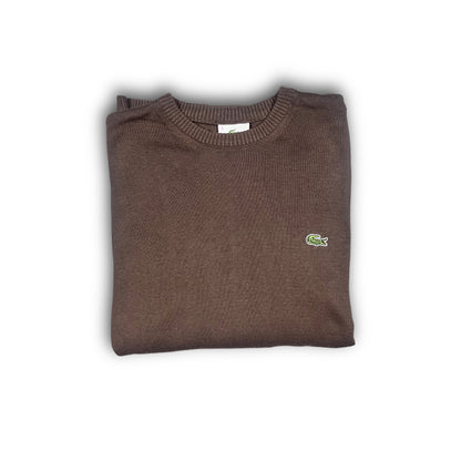 Lacoste Knit Sweater 00s brown (L)