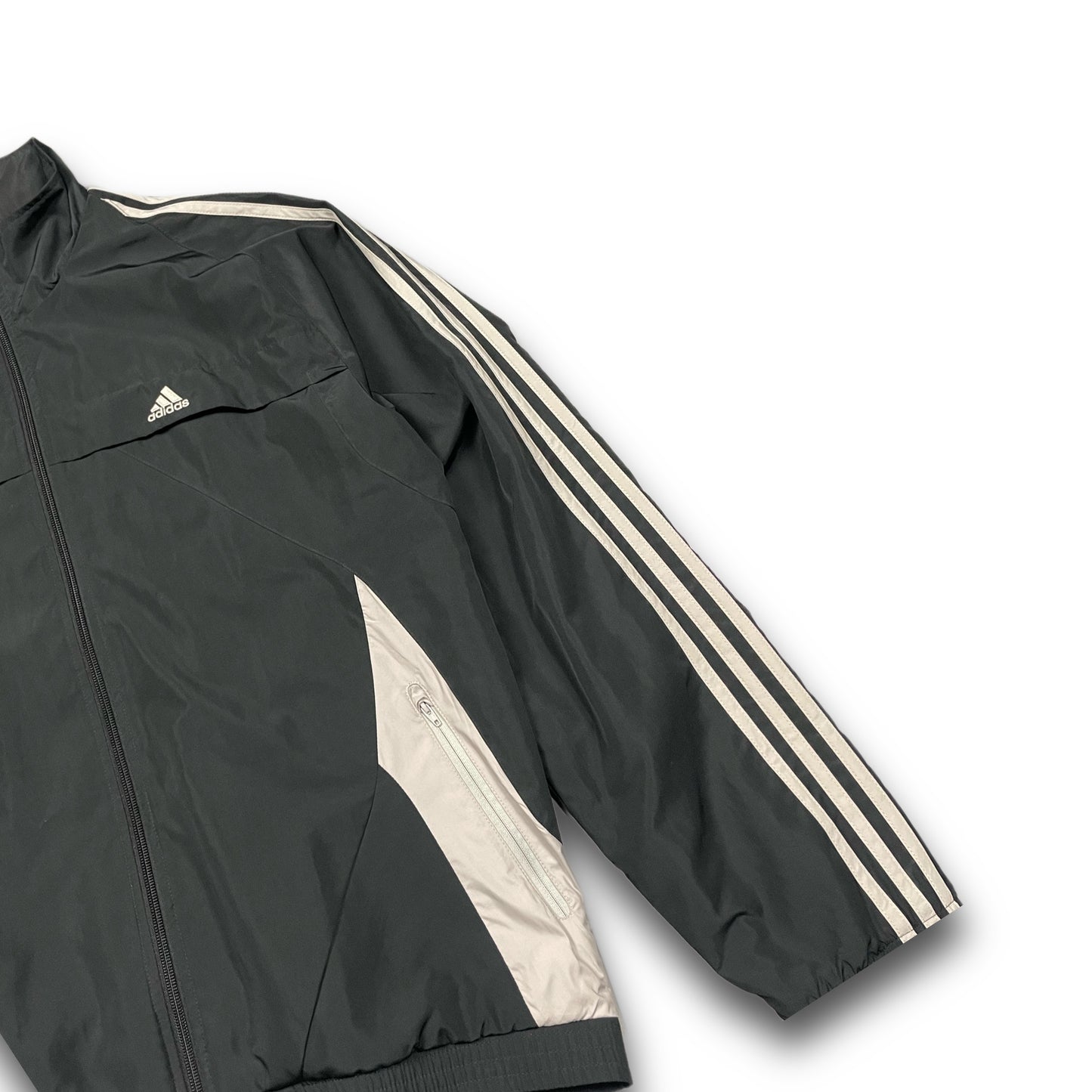 Adidas 2000s Vintage Tracksuit Set black grey