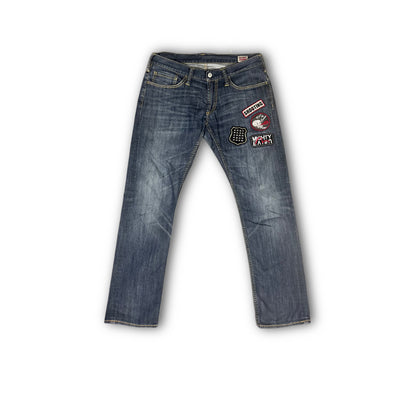 Evisu Jeans with Patches and logos