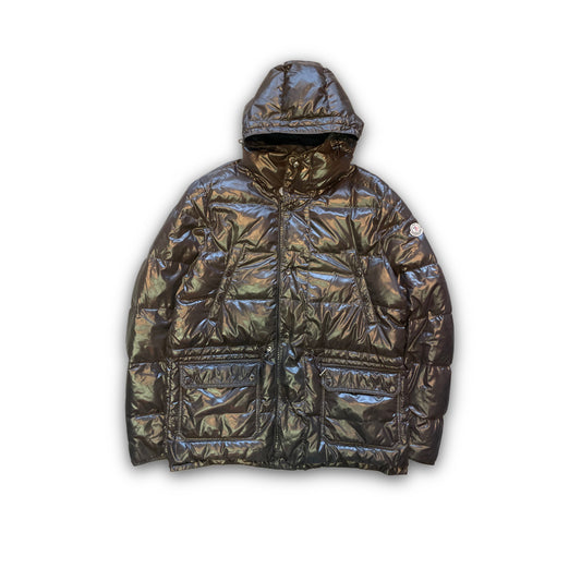 Moncler 00s Chiablese Down Puffer Jacket Reversible Brown (L)