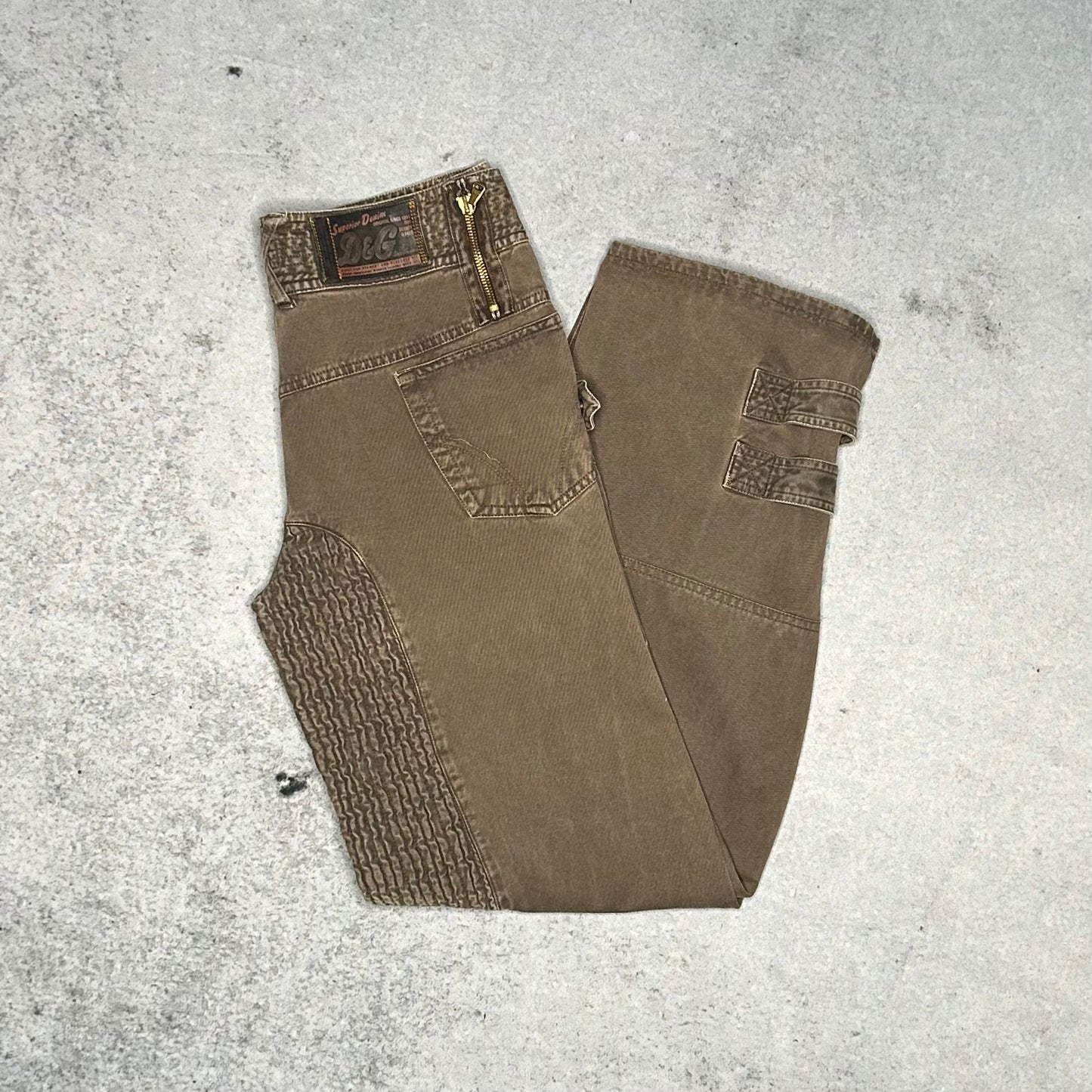 Dolce Gabbana AW2003 Backpacker Cargo Pants olive (28)