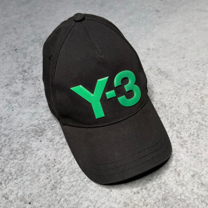 Y-3 Cap Big Logo black green