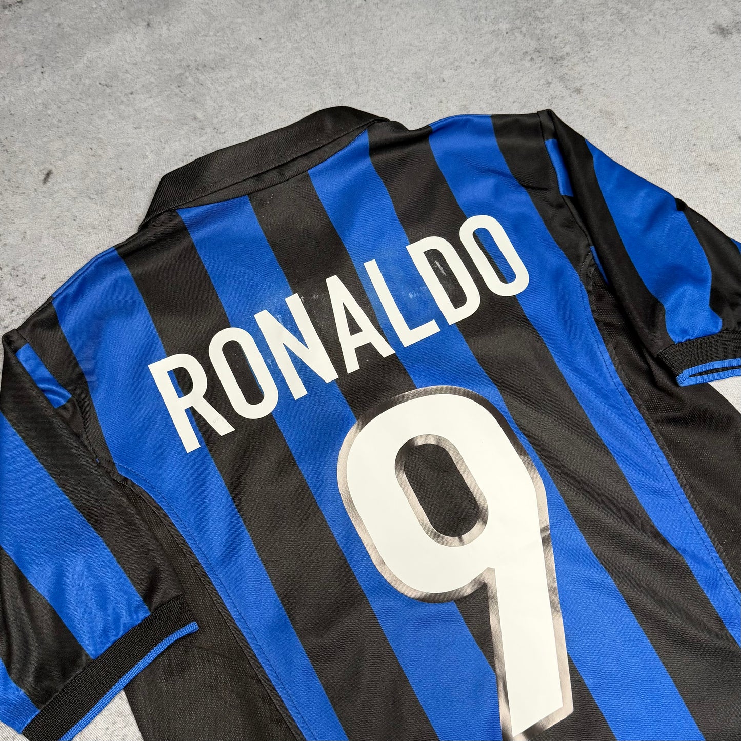 Nike Inter Milan 1998/2000 Home Jersey Trikot R9 Ronaldo (Kids XL fits S)