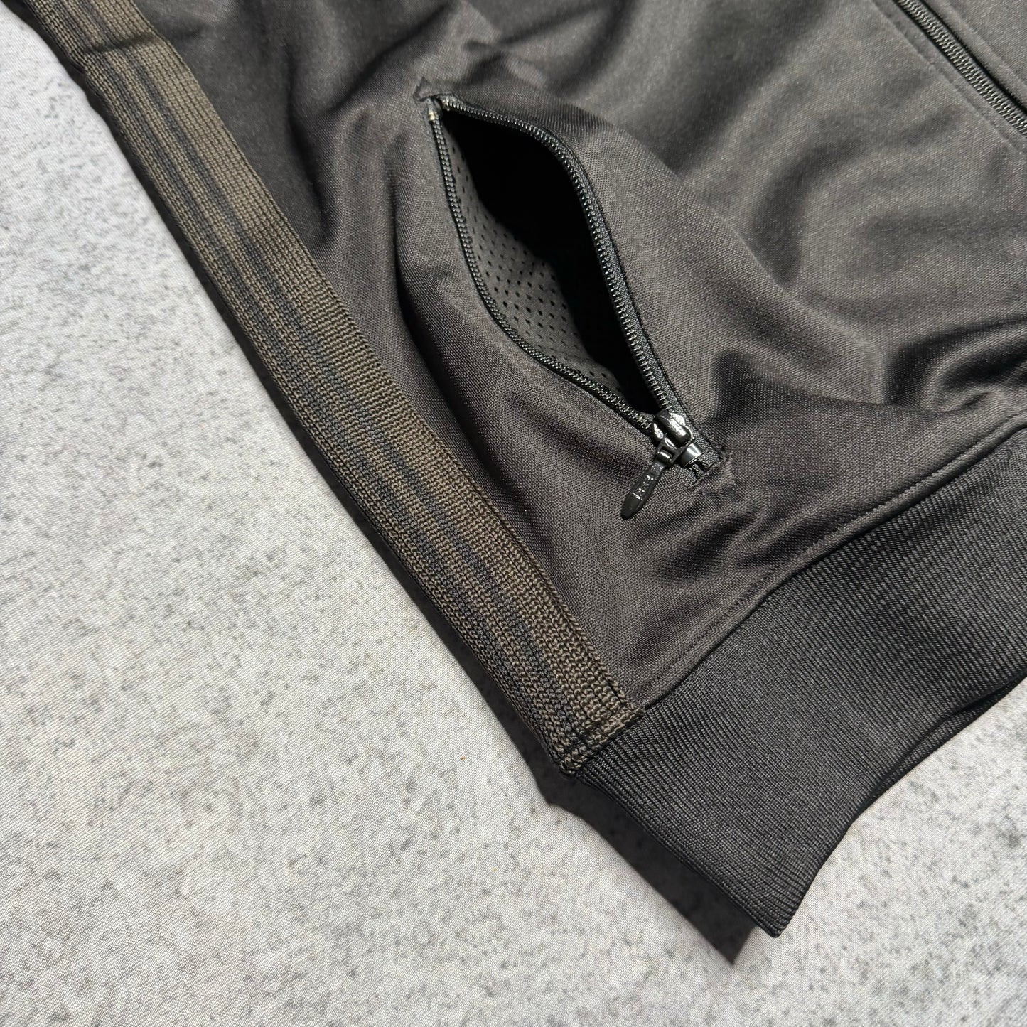 Needles Japan Poly Smooth Track Jacket Dark Brown (XL)
