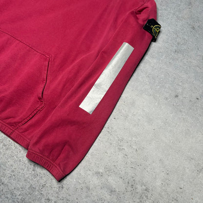 Stone Island Crewneck Sweater Reflective Patches AW18 burgundy (fits M)