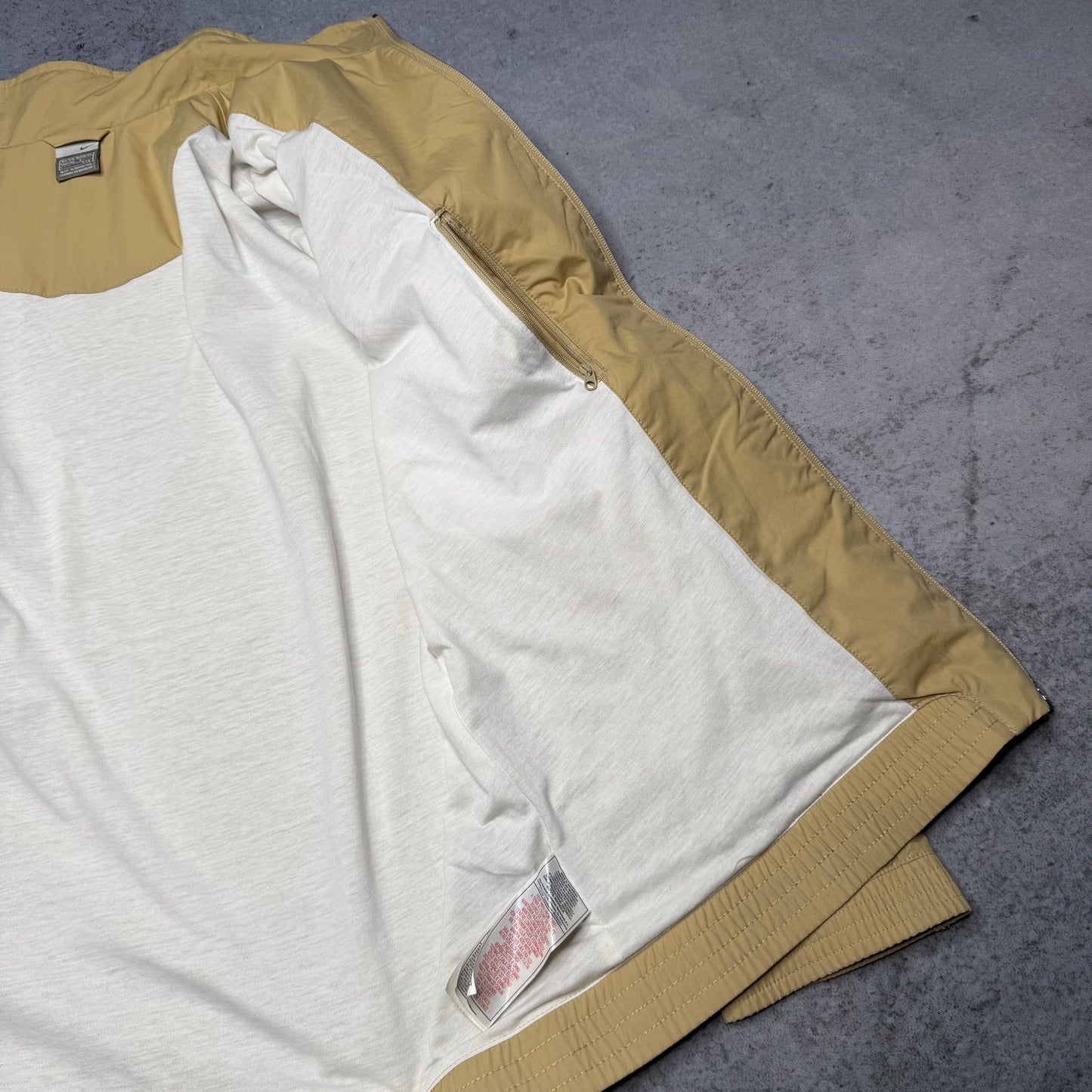 Nike Early 00s Classic Track Jacket beige (XXL)