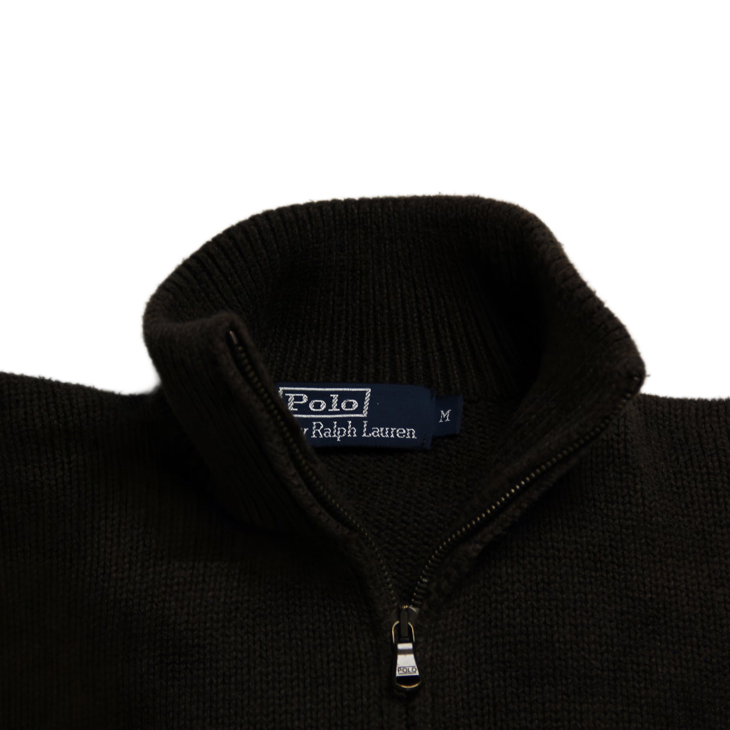 Polo Ralph Lauren Vintage Wool Quarter Zip brown