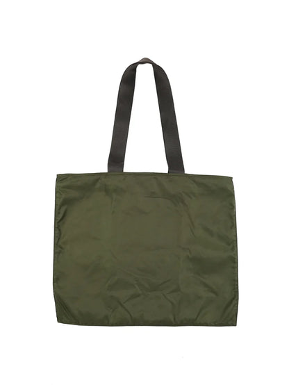Prada Vintage Tessuto Nylon Shopper Bag olive