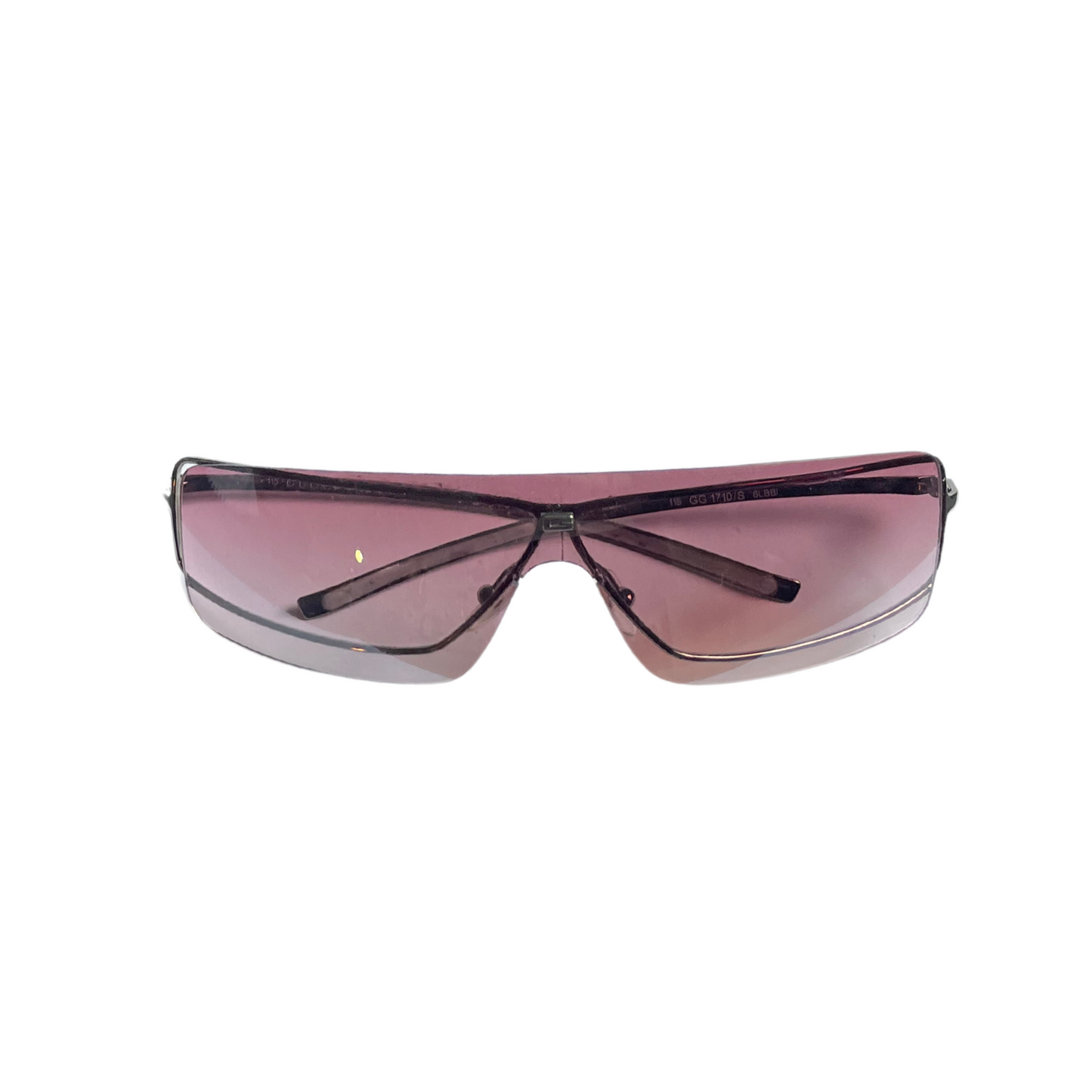 Gucci Vintage Frameless Sunglasses rosé Y2K