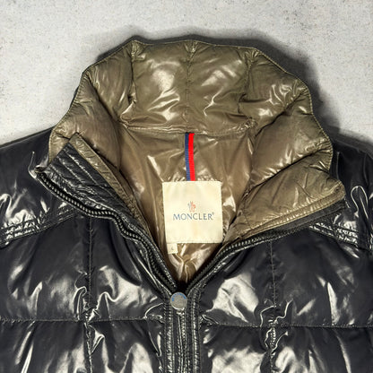 Moncler Vintage Square Stitch Bomber Puffer Jacket black 4 (fits M)