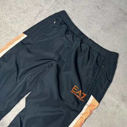 EA7 Emporio Armani Straight Leg Track Pants navy blue (S)