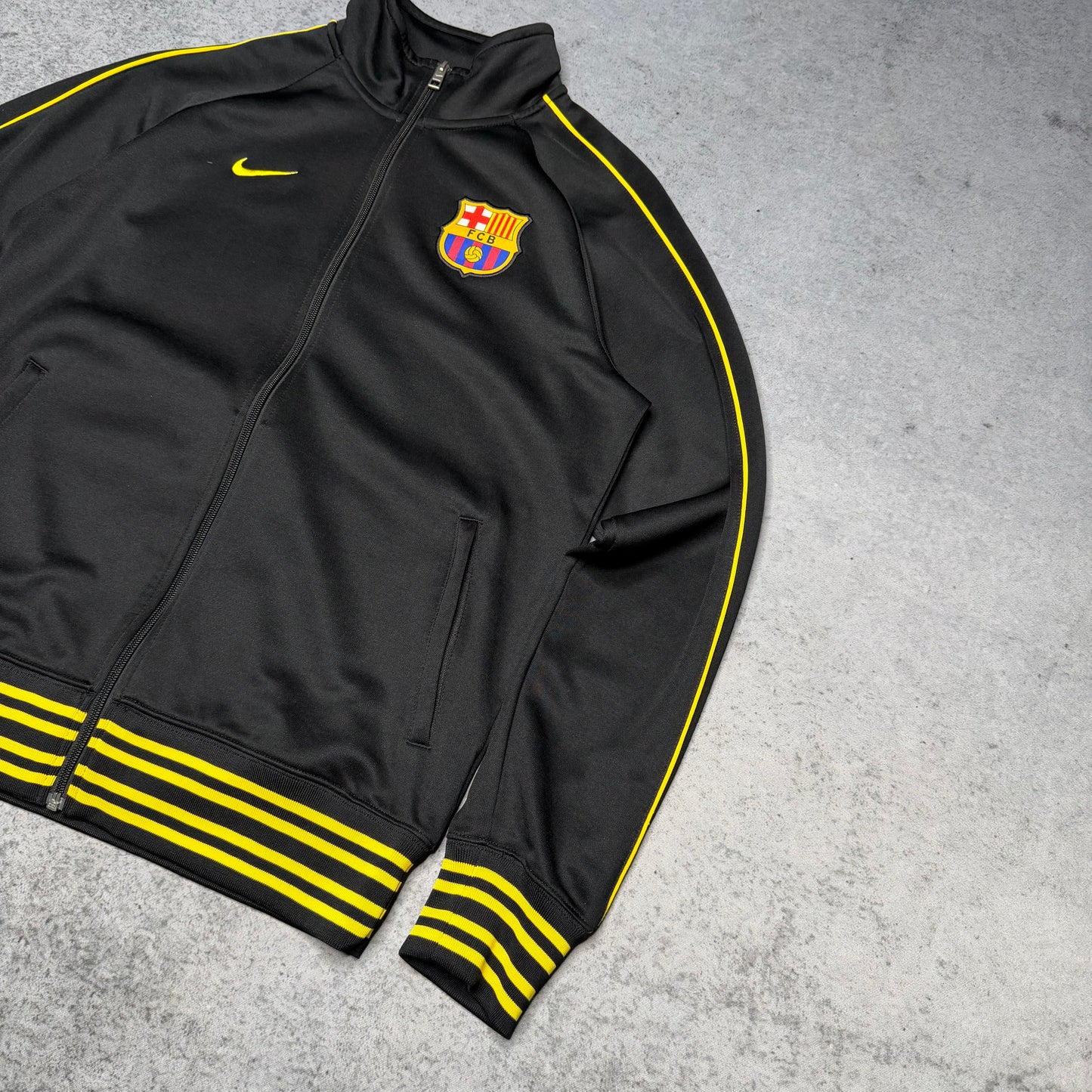 Nike FC Barcelona 2012/13 Track Jacket black yellow (M)